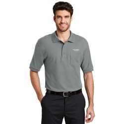 Image of Port Authority Tall Silk Touch Polo with Pocket