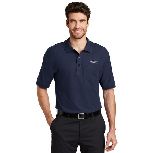 Port Authority Tall Silk Touch Polo with Pocket image thumbnail