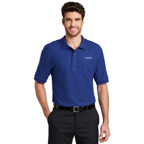 Port Authority Tall Silk Touch Polo with Pocket image thumbnail