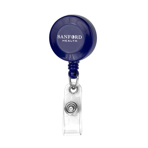 30” Cord Retractable Badge Reel with Rotating Alligator Clip image thumbnail