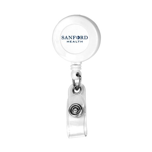 30” Cord Retractable Badge Reel with Rotating Alligator Clip image thumbnail