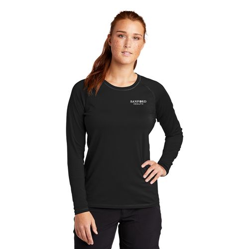 Sport Tek Ladies Long Sleeve Rashguard Tee image thumbnail