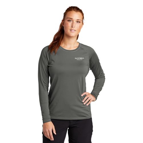 Sport Tek Ladies Long Sleeve Rashguard Tee image thumbnail