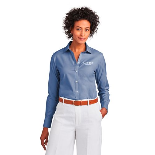 Brooks Brothers® Women’s Wrinkle-Free Stretch Pinpoint Shirt image thumbnail
