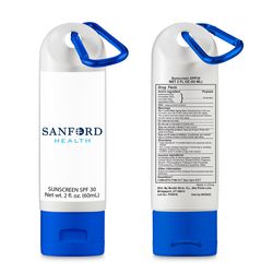 Image of 2 oz. Sunscreen with Carabiner