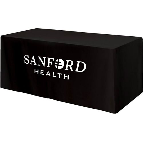 Fitted 4-sided Table Cover - fits 6 foot standard table image thumbnail
