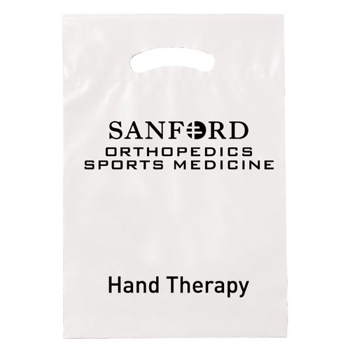 Die Cut Fold-Over Reinforced Plastic Bag image thumbnail