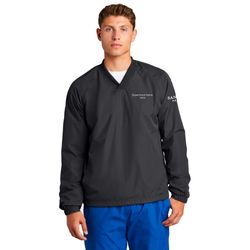 Image of Sport-Tek V-Neck Raglan Wind Shirt