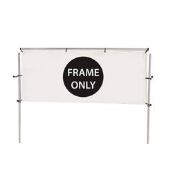 Image of 12'W x 5'H In-Ground Banner Hardware