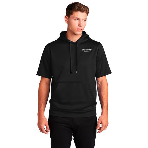 Sport-Tek Fleece Short Sleeve Hooded Pullover image thumbnail