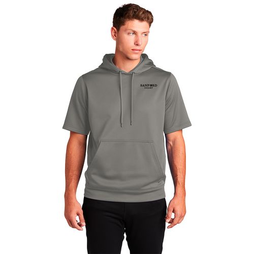 Sport-Tek Fleece Short Sleeve Hooded Pullover image thumbnail