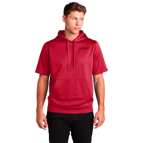 Sport-Tek Fleece Short Sleeve Hooded Pullover image thumbnail