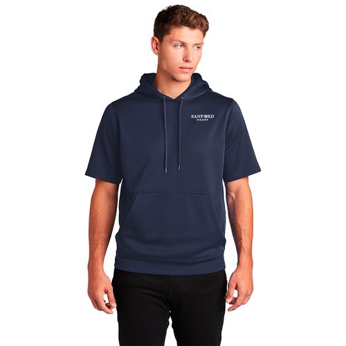 Sport-Tek Fleece Short Sleeve Hooded Pullover image thumbnail