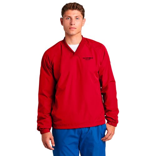 Sport-Tek V-Neck Raglan Wind Shirt image thumbnail