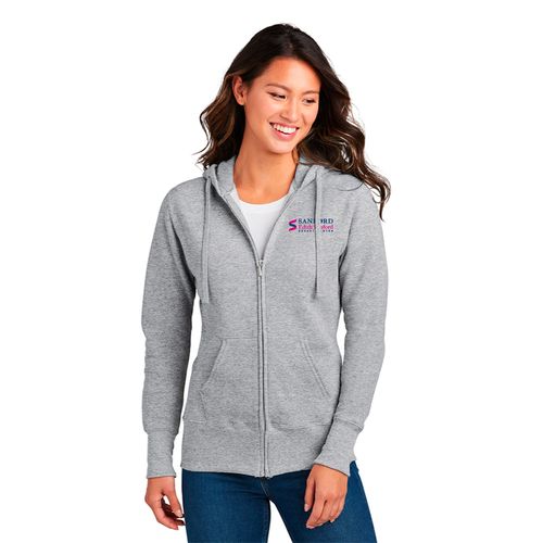 Ladies Core Fleece Full-Zip Hooded Sweatshirt image thumbnail