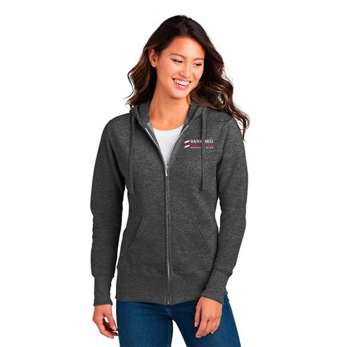 Ladies Core Fleece Full-Zip Hooded Sweatshirt image thumbnail