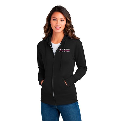 Ladies Core Fleece Full-Zip Hooded Sweatshirt image thumbnail
