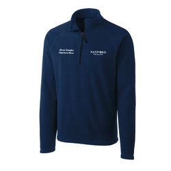 Image of Certified Nurse - Summit Performance Fleece Half Zip Men's Pullover Jacket