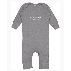 Image of Infant Baby Bib Rib Coverall