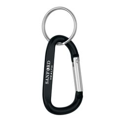 Image of 8mm Carabiner with Split Ring