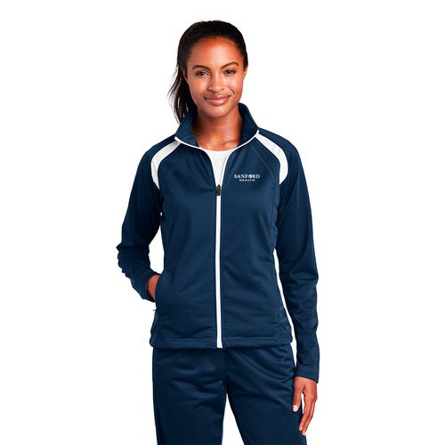 Sport-Tek Ladies Tricot Track Jacket image thumbnail