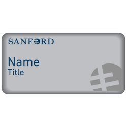 Image of DigiLine PVC Name Badges, 1.5"x 3" with Magnet Fastener
