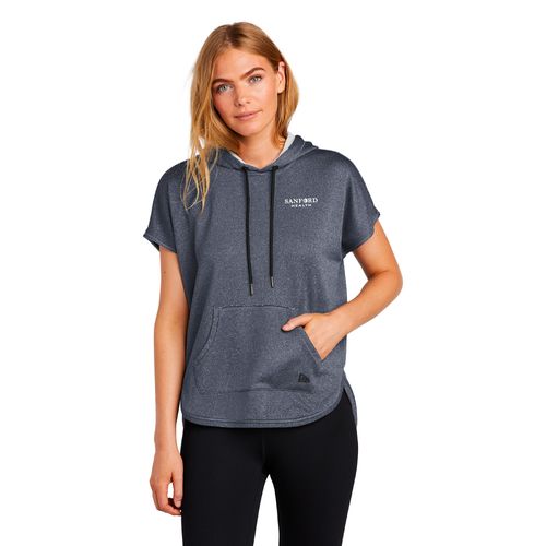 Ladies Performance Terry Short Sleeve Hoodie image thumbnail