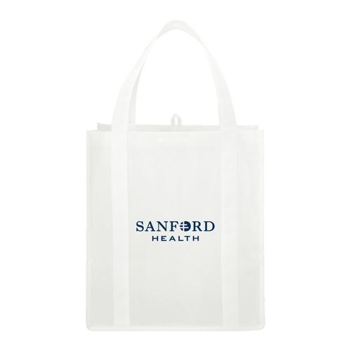 Hercules Non-Woven Grocery Tote (2 Logos) image thumbnail