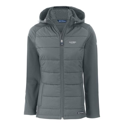 Ladies Evoke Hybrid Eco Softshell Hooded Jacket image thumbnail