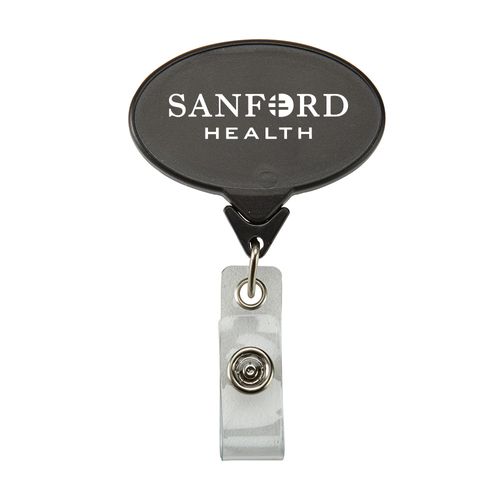 Oval Shaped Retractable Badge Reel image thumbnail