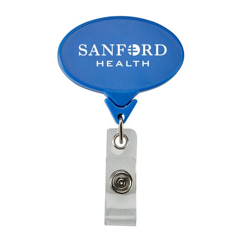 Oval Shaped Retractable Badge Reel image thumbnail