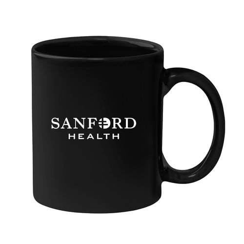 11 Oz. Full-Wrap Colored Stoneware Mug with C-Handle image thumbnail