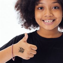 Image of 2” x 2” Custom Classic Temporary Tattoo
