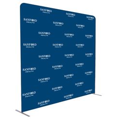 Image of 8’ W x 90” H Double-Sided EuroFit Straight Wall Kit