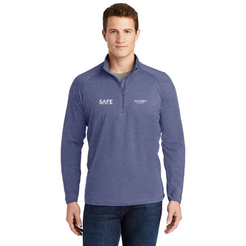 SAFE Sport-Wick® Stretch 1/4-Zip Pullover image thumbnail