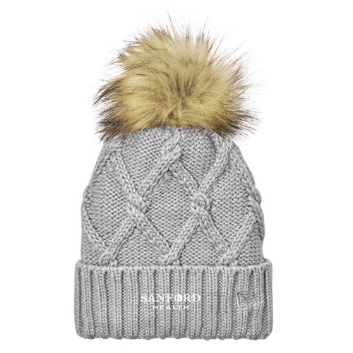 New Era ® Faux Fur Pom Beanie image thumbnail