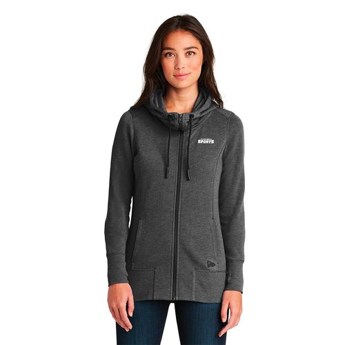 New Era Ladies Tri-Blend Fleece Full-Zip Hoodie image thumbnail