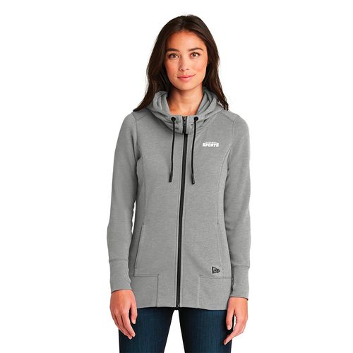 New Era Ladies Tri-Blend Fleece Full-Zip Hoodie image thumbnail
