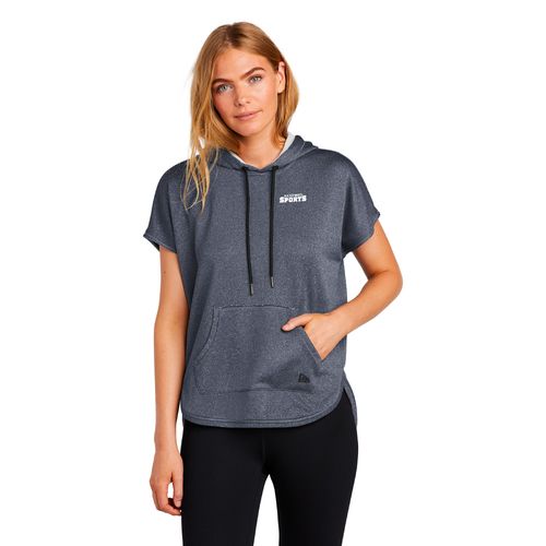 Ladies Performance Terry Short Sleeve Hoodie image thumbnail