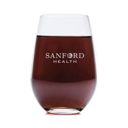 Image of 4 Engraved Stemless Wine Glasses