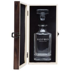 Image of Engraved Decanter with Wood Gift Box