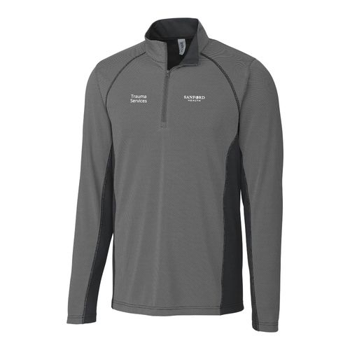 Ice Pique Colorblock Mens Half Zip Pullover image thumbnail