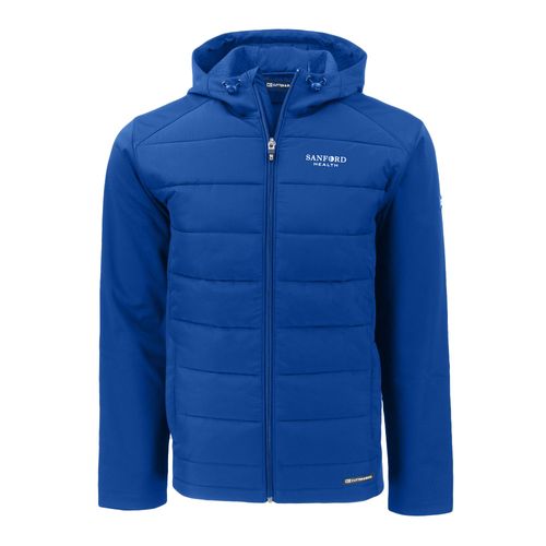 Evoke Hybrid Eco Softshell Recycled Full Zip Mens Hooded Jacket image thumbnail