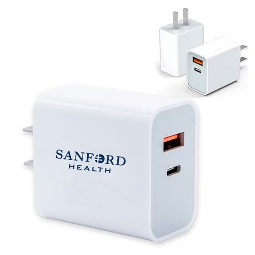 USB Type C Dual Port Wall Plug image thumbnail