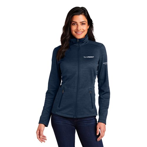 Tech Point - Port Authority® Ladies Digi Stripe Fleece Jacket image thumbnail