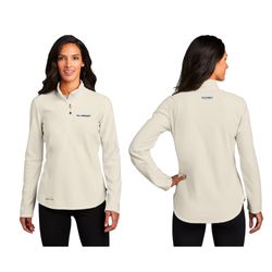 Image of Tech Point - Eddie Bauer Ladies 1/2-Zip Microfleece Jacket