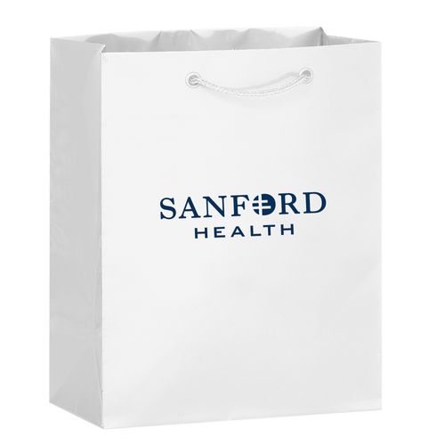 Gloss Laminated Euro Tote Bag 8x4x10 image thumbnail