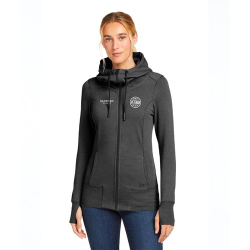 New Era Ladies Tri-Blend Fleece Full-Zip Hoodie image thumbnail