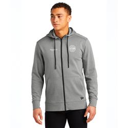 Image of New Era Tri-Blend Fleece Full-Zip Hoodie