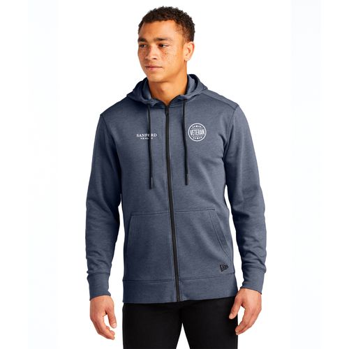 New Era Tri-Blend Fleece Full-Zip Hoodie image thumbnail